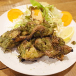 ヴェヌス サウス インディアン ダイニング - ハリヤリティッカ(720円) ミント・コリアンダーの風味豊かな骨なしタンドリーチキン