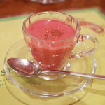 ガネーシュ - 季節ディナーコース(4538円・外税)の根菜のポタージュ クミン風味