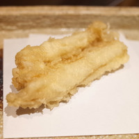 日本橋 蕎ノ字 - 昼の部おまかせ天ぷら 〆の手打ち蕎麦(3800円・外税・5%サ別)のきす