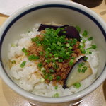 釜揚げうどん　水山 - ミニ肉味噌丼