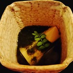 祇園 末友 - 『長岡の初タケノコ』～!! 京都の長岡京のタケノコ煮、ワカメの餡かけ～♪( ^o^)ﾉ