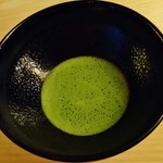 祇園 末友 - 最後に, 目の前で点ててくれた『抹茶』～!! 『辻利』さんの高級抹茶を使用しているそうな～♪( ^o^)ﾉ