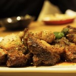 焼鶏　バードマン - スペアリブの炭火焼BBQソース¥800