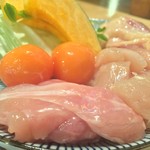 なかの食鶏 - 鶏焼き野菜セット 980yen