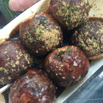 たこ焼　神楽 - ソース ちょっとクドいかなぁ