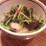 くじらのはりはり煮(胡椒が効いています)