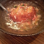 山の芋あんかけ(あられと柚子がアクセント)