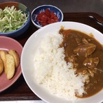 とりカレーライス定食