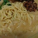 厨房朱雀 - 濃厚胡麻スープ麺に絡みます