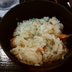 手造りうどん 楽々 - かやく御飯をチョイス