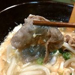 手造りうどん 楽々 - とろける和牛