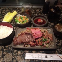 鉄板焼 東洋 - ミックスグリル定食 ￥1,350-