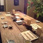 守破離 - 案内された中央テーブル