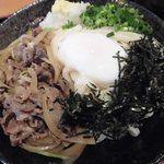 さぬきうどん冨家 - 牛肉ぶっかけ（冷） 1,070円