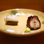 鮨 さいとう - 蒸鮑と煮蛸