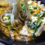 風遊斎 - 玉子とじうどんの麺