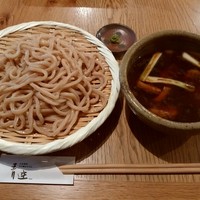 自家製粉石臼挽きうどん 青空blue 本店 - 鴨付けうどんです♪