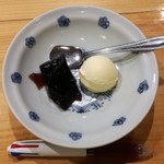 Teppanya Motomachi - ランチ付属のアイスクリーム