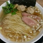 麺屋さくら - 鴨ラーメン2017、肉団子増し
