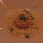 ザ・カフェ by アマン - カリフラワーのヴルーテ ずわい蟹とミモレットチーズ