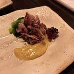 お通し　ホタルイカのぬた