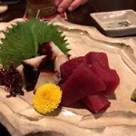 鮪とタコのぶつ