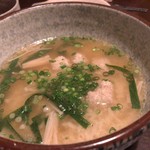 町屋 - 鶏つくね雑炊