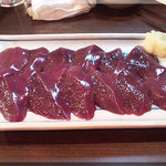 やきとん ひょっとこ - ネギ無しれば刺し(2010/12/16)