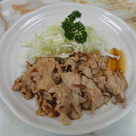 Oshokuji Maruyama - 豚肉（バラ）生姜焼き　バラですがボリュームはあります。