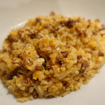 YAICHIRO - 挽き肉の油をまとったガーリックライス