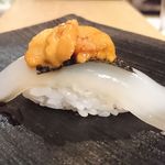 鮨 波やし - イカウニ