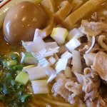 麺の極 はなみち - らー麺・豚・カレー（アップ）