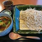 手打そば 満作 - 鴨せいろ蕎麦。