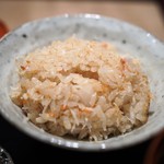 虎白 - お食事　松葉蟹　香箱蟹ご飯