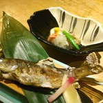 玉之湯 - 岩魚塩焼