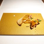 レストラン ローブ - ランチコース 6933円 のフォアグラ 柿