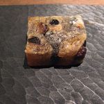 茶菓円山 - 葛焼き（黒豆）のアップ(2016.12)