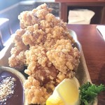 Goma Tei Ramen - そびえたつ竜田揚げ