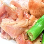 はてなのちゃわん - 高槻地鶏せせり鉄板焼￥９８０