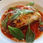 レ・グルモンディーズ cafe & bar - ビーフとリコッタチーズのラザニア　綺麗☆☆