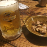 麺場 浜虎 - 生ビール