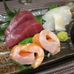 居酒屋かんさい - お造り盛り合わせ