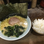 ほどが家 - ラーメン並＋のり増し（5枚）＋ライス