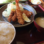 とんかつ竹亭 - ミックスかつ だっけかな！？