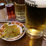 でっかい餃子 曽さんの店 代々木店 - 御飯と言えば味噌汁、餃子といえばビール！！