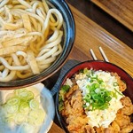 柿屋 うどん - ランチセット580円