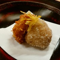 赤坂 菊乃井 - 揚物 /海老芋あられ粉揚げ 
