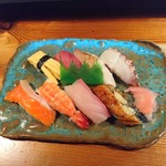 Yamaichi Sushi - 握りアップ 2017年1月