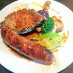 BARU 竹末 - 豚肩ロースとソーセージ