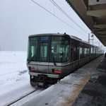 徳山鮓 - 北陸本線、すごい雪でした